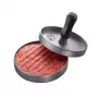Hamburger press GEFU 89419, plastic, Ø 11.8 cm, height 93 mm, grey/black