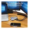 Eaton Tripp Lite USB-C Dock, Dual Display - 4K 60 Hz HDMI, USB 3,2 Gen 1, USB-A Hub, GbE, Memory Card, 100W PD Charging, Gray - docking station - USB-C - 2 x HDMI - 1GbE (U442-DOCK