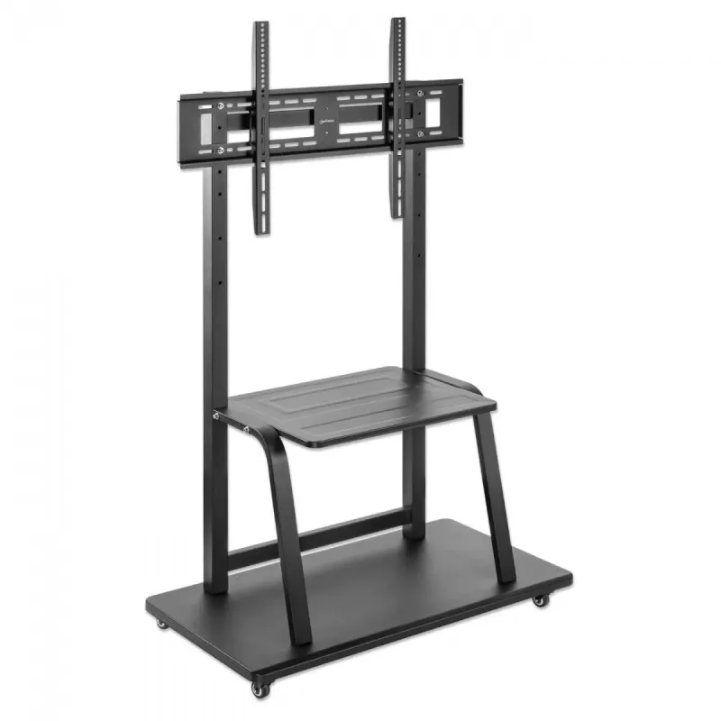 Trolley stand MANHATTAN 1-screen 37–100 inch Black VESA 200x200–800x600 Max 150 kg