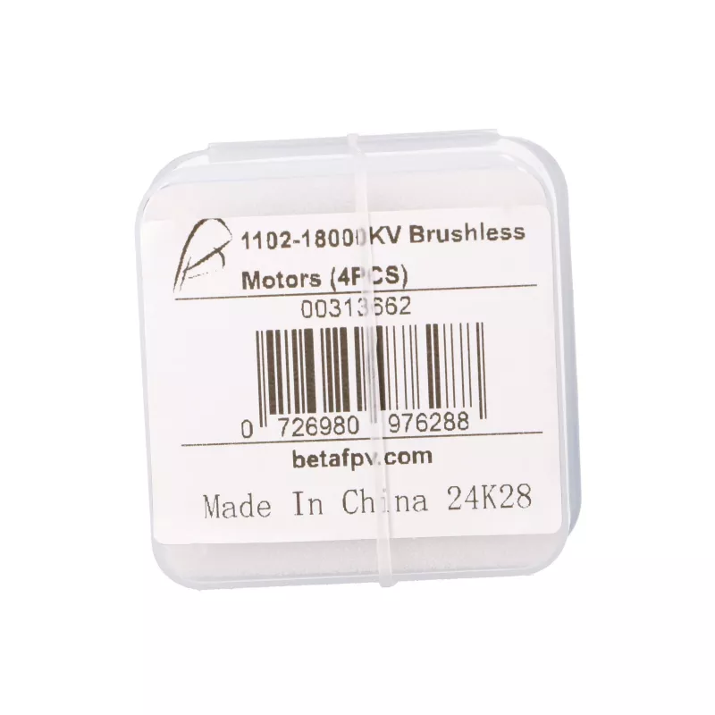Brushless Drone Motor Set BETAFPV 1102 18000KV, 4 pcs, 45 mm stator length