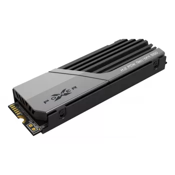 M.2 NVMe SSD Silicon Power 1 TB PCIe 4.0 (2280) — Read 7000 MB/s, Write 6000 MB/s, Heatsink, 3D NAND, NVMe 2.0