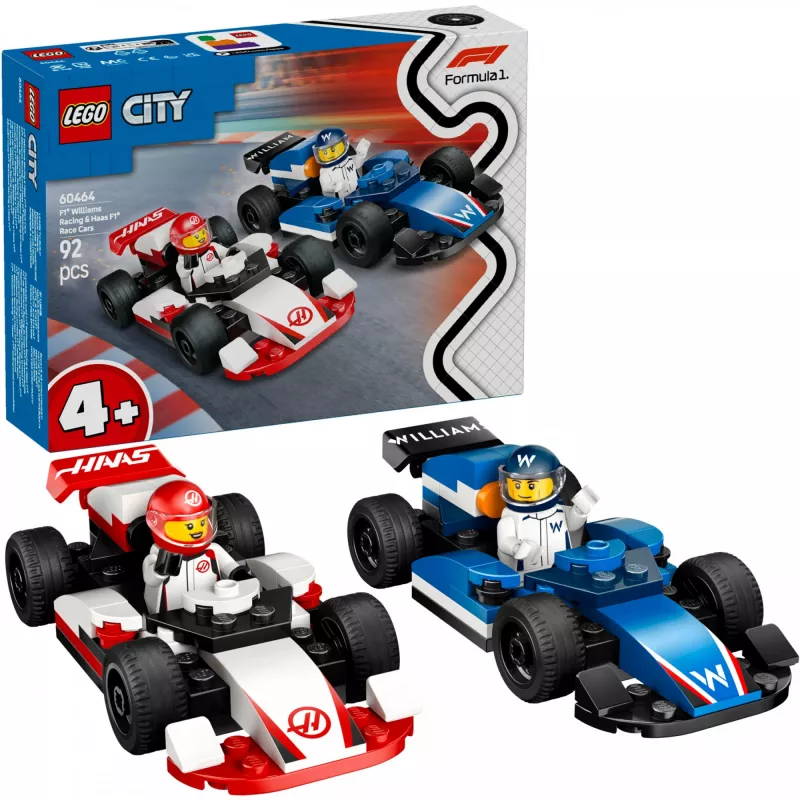 LEGO CITY 60464 F1 - Williams Racing & Haas F1 Race Cars