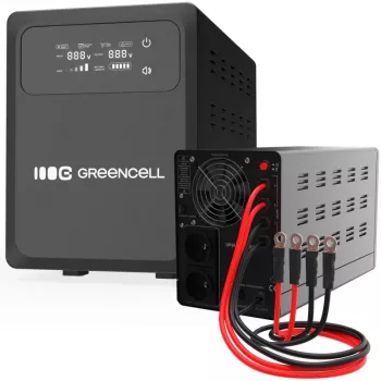 Uninterruptible Power Supply UPS Green Cell UPSLPPC1000 1000VA