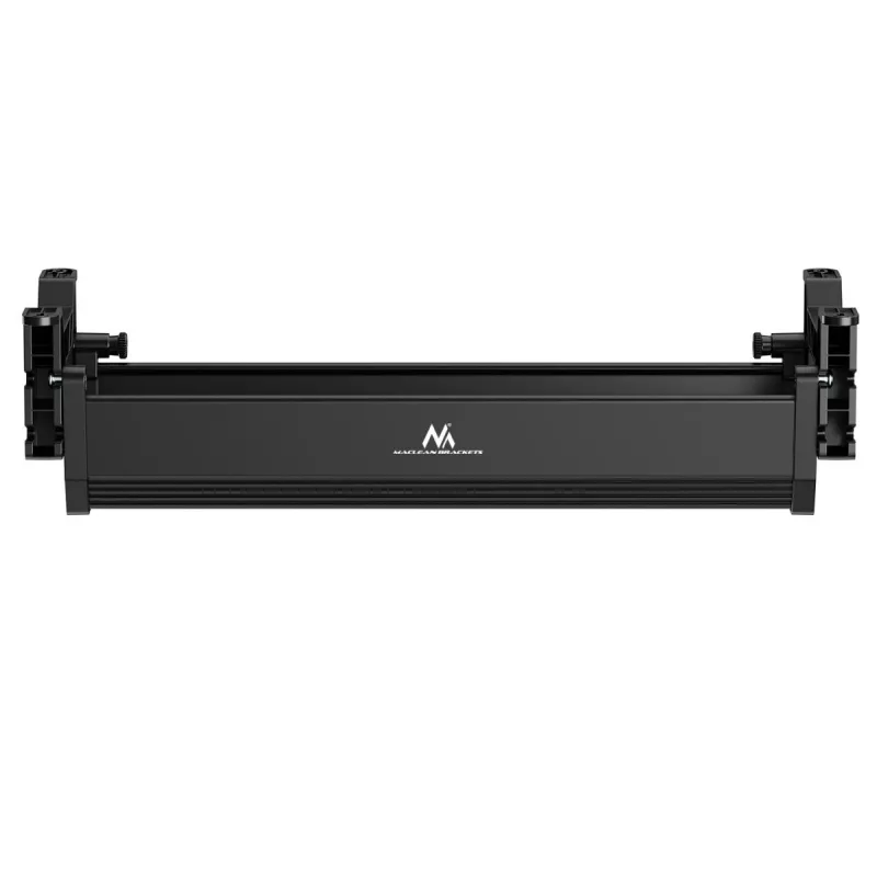 Under-desk cable tray MACLEAN MC-106B — black, ABS, maximum load 5 kg