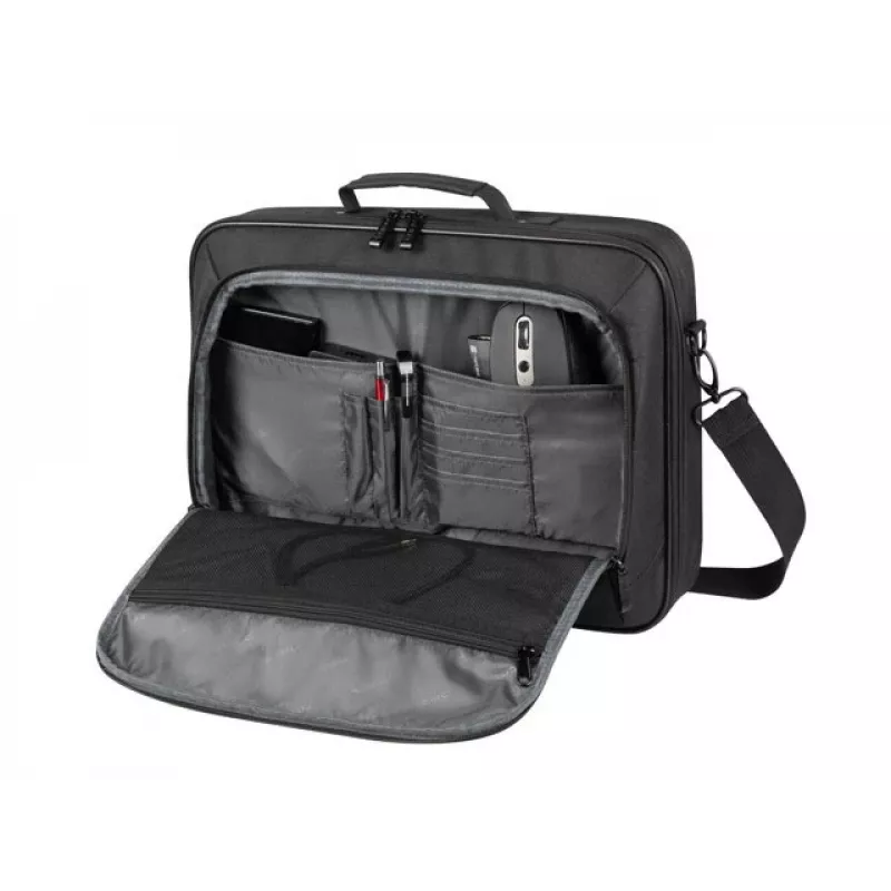 Briefcase NATEC Boxer Lite 39.6 cm (15.6 inch) – polyester, 2 compartments, shoulder strap, 410×305×65 mm, 750 g