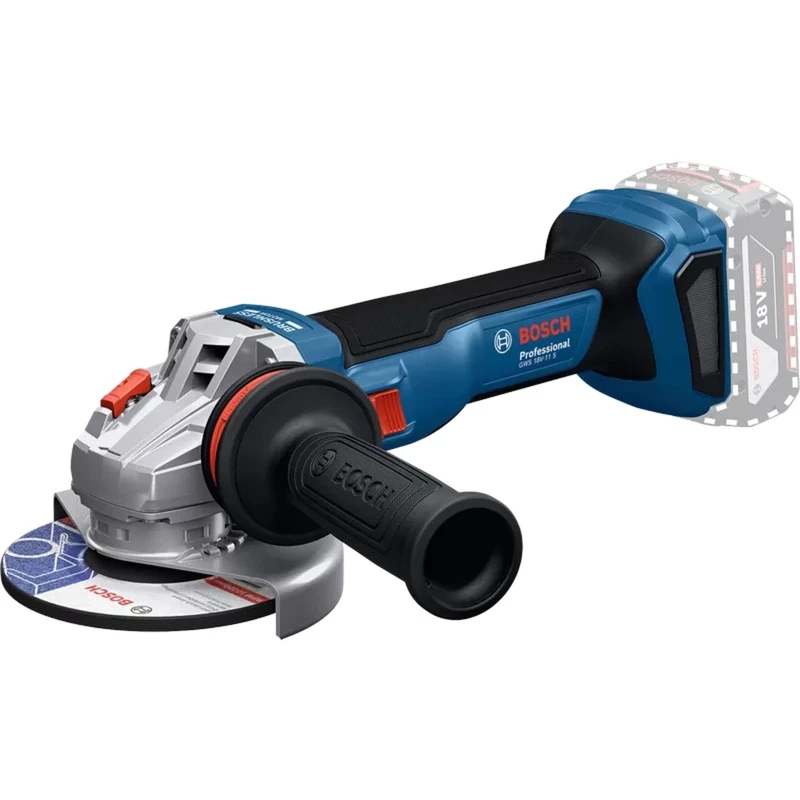 Angle grinder Bosch GWS 18V-11 S SOLO 125 mm 18V cordless, disc 125 mm