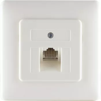 Wall Socket ShiverPeaks 74221 — UAE 1x8 outlet with metal frame
