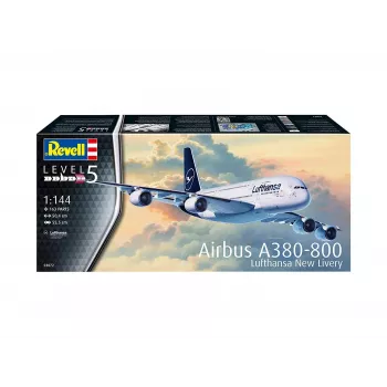 Preassembled Model Revell Airbus A380-800 Lufthansa New Livery