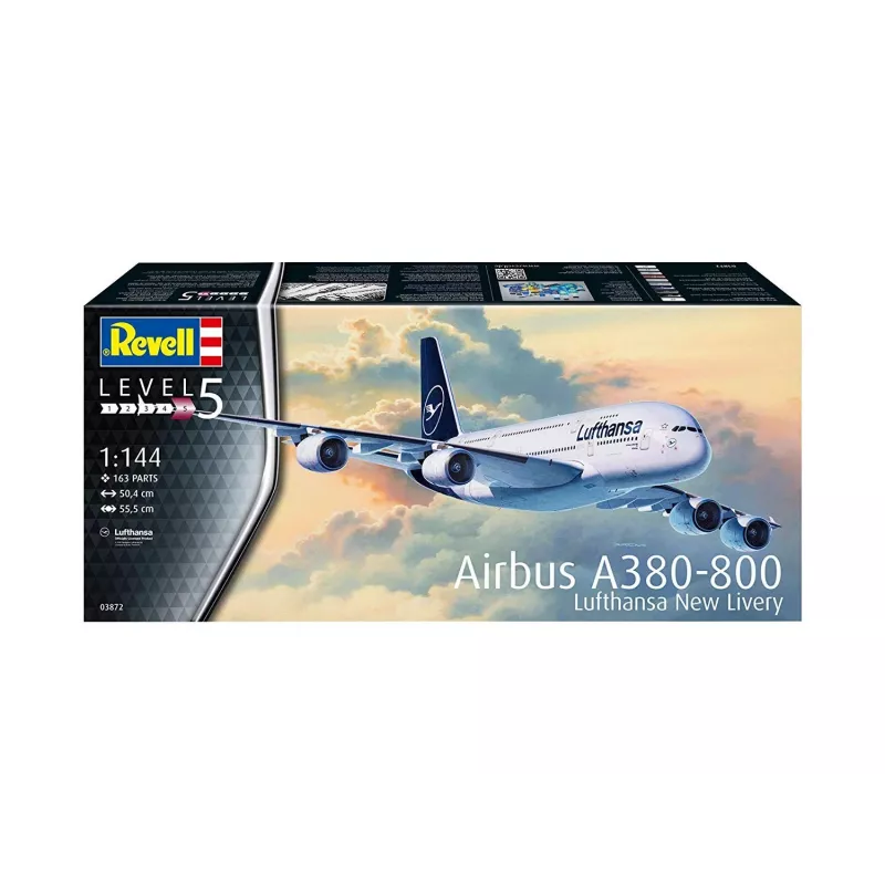 Preassembled Model Revell Airbus A380-800 Lufthansa New Livery