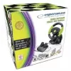 Wired Gaming Controller ESPERANZA EG104 for PlayStation 3 and Xbox 360, Black/Green