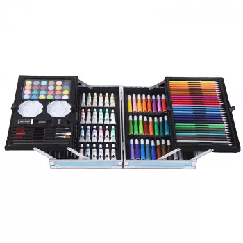Art paint kit Extralink EX.20154 — 145-piece children's art set in large suitcase