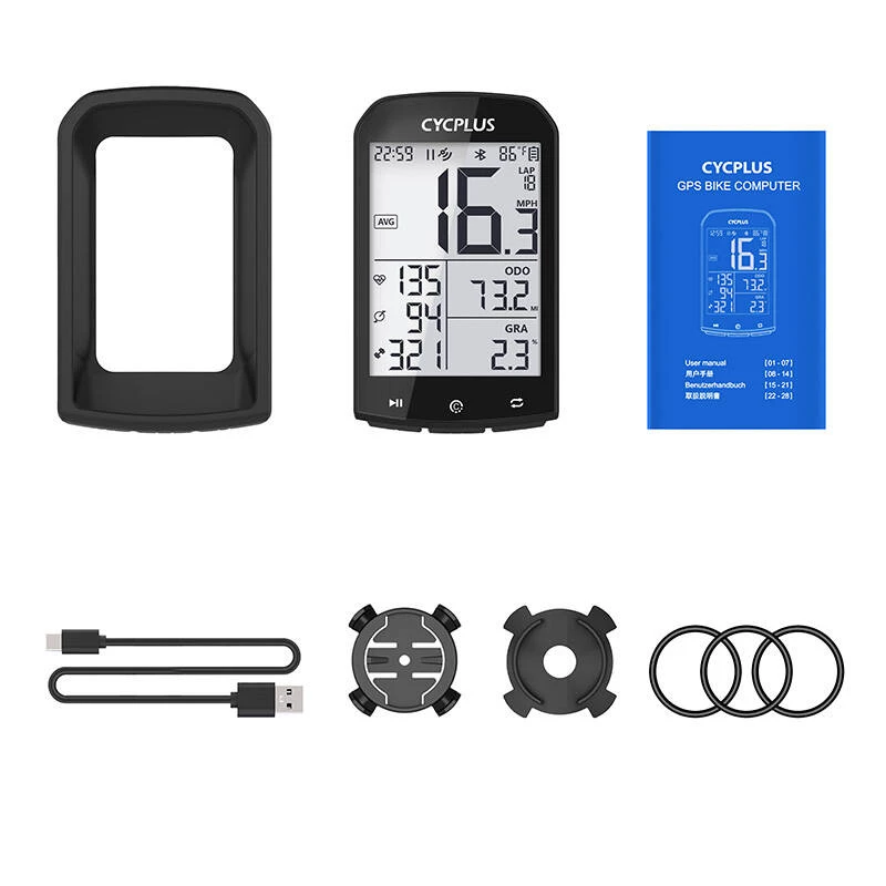 GPS bike computer Cycplus M1, 2.0 inch screen, Bluetooth