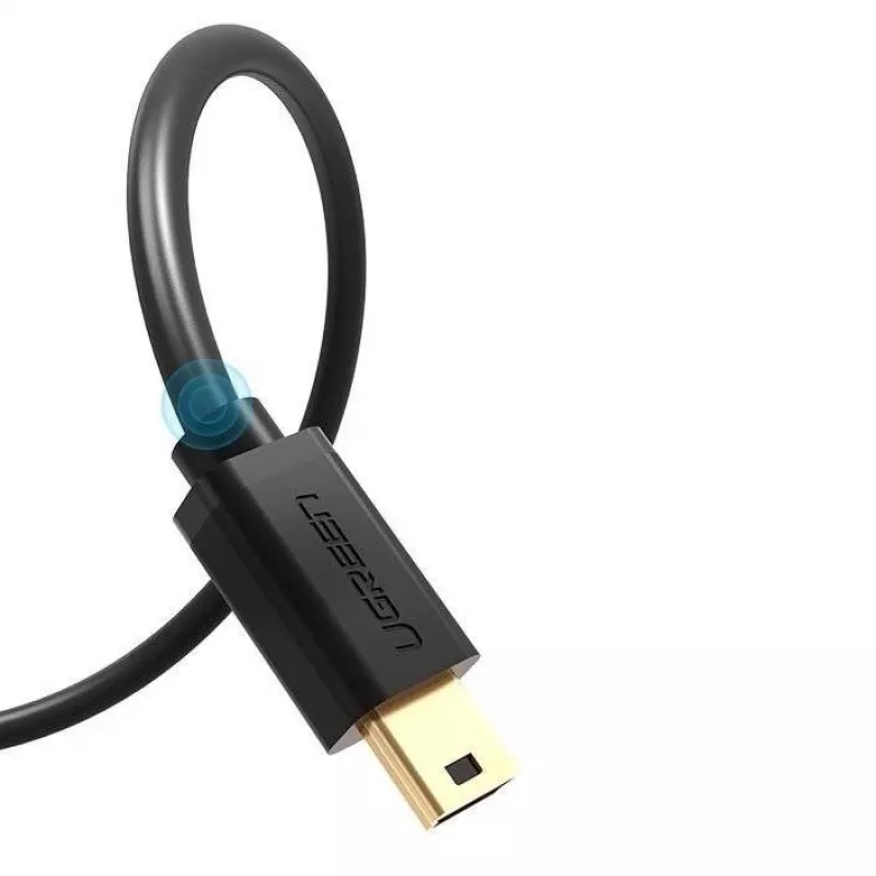 Ugreen USB cable - mini USB 480 Mbps 3 m US132 (black)