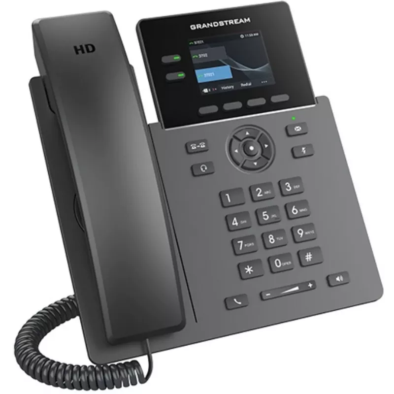 IP Phone Grandstream GRP2610 2-line HD audio, carrier-grade VoIP phone