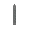 Power Line+ 3m Graphite surge protector power strip (5 sockets)