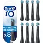 Replacement toothbrush heads Oral-B IOUR8BK 8-pack, black
