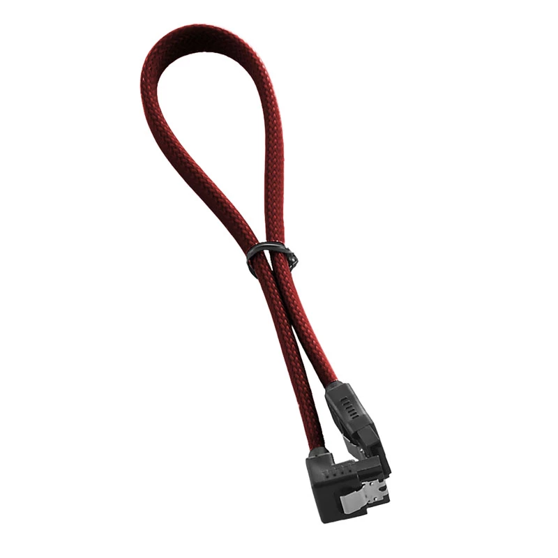 ModMesh Right Angle SATA 3 Cable 30cm - blood red - Cable - Digital/Data (CM-CAB-RSAT-N30KBR-R)