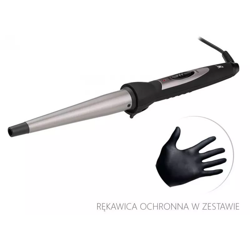 Hair curling iron LAFE LKC004 25 mm barrel, ceramic coating