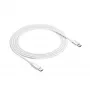 Akyga AK-USB-41 USB-C to USB-C Cable, USB 2.0, 60 W, 1.8 m, White