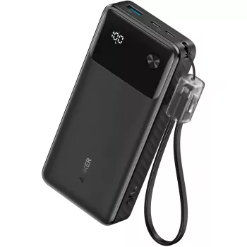PowerBank with USB-C cable 20000 mAh 30W Black