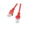 Network Cable LANBERG PATCHCORD KAT.5E UTP 1M Red