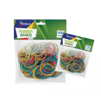 Rubber Band Forpus FO80105 Multicolour 100g Blister