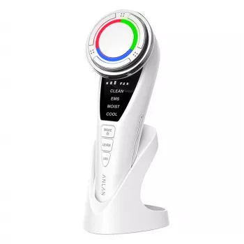 ANLAN 01-ADRY15-001 ultrasonic facial care device with light therapy