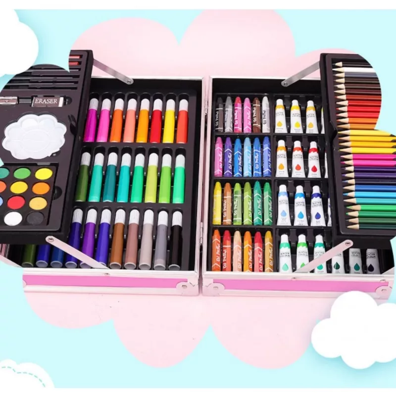 Extralink painting set for children Art and Craft 145 pieces large case Unicorn