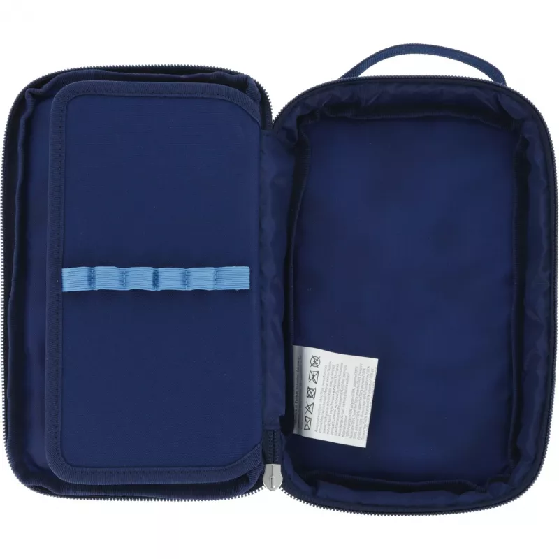 Pencil Case Herlitz 2 Go CamoBlue Polyester Blue 210x130x60mm