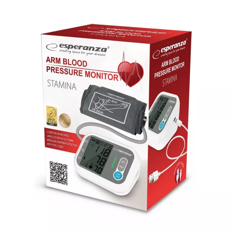 Blood pressure monitor Esperanza ECB005 automatic measurement with LCD display