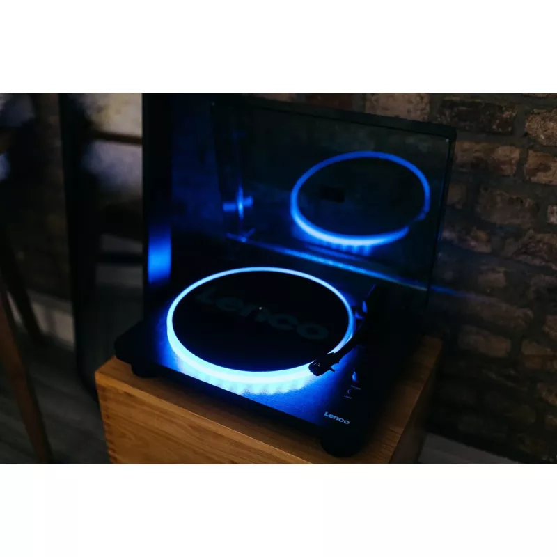 Lenco LS-50LED - Turntable - 4 Watt (total) - Black (A004784)