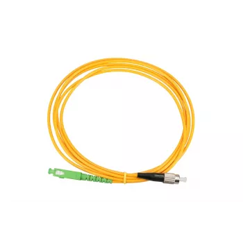 Fiber optic patchcord Extralink SC/APC–FC/UPC simplex G.657.A1 3.0 mm 2 m (FTTH)