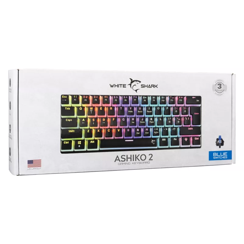 White Shark GK-2202 Ashiko 2 Black/Blue US
