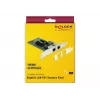 Delock PCIe Card 2x Gigabit LAN Network Adapter