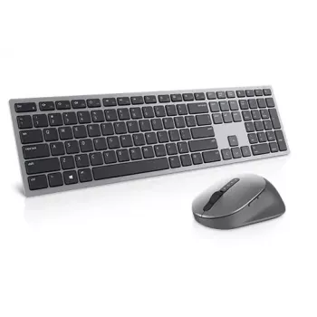 Wireless Keyboard and Mouse Set Dell KM7321W Titan Grey with Batteries Included