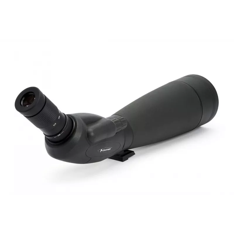 Celestron TrailSeeker 100-45 Degree spotting scope 67x BaK-4 Black