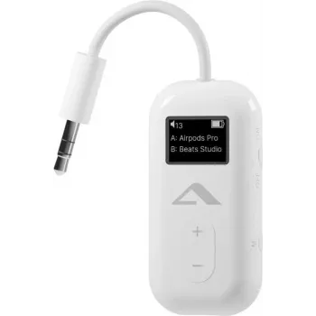 Bluetooth audio transmitter ALOGIC ABTTX1-WH with 3.5mm jack, low latency