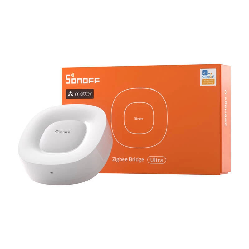 Smart home ZigBee bridge Sonoff ZBBridge-U with RJ45 LAN, 1.5 GHz processor, 1 GB RAM