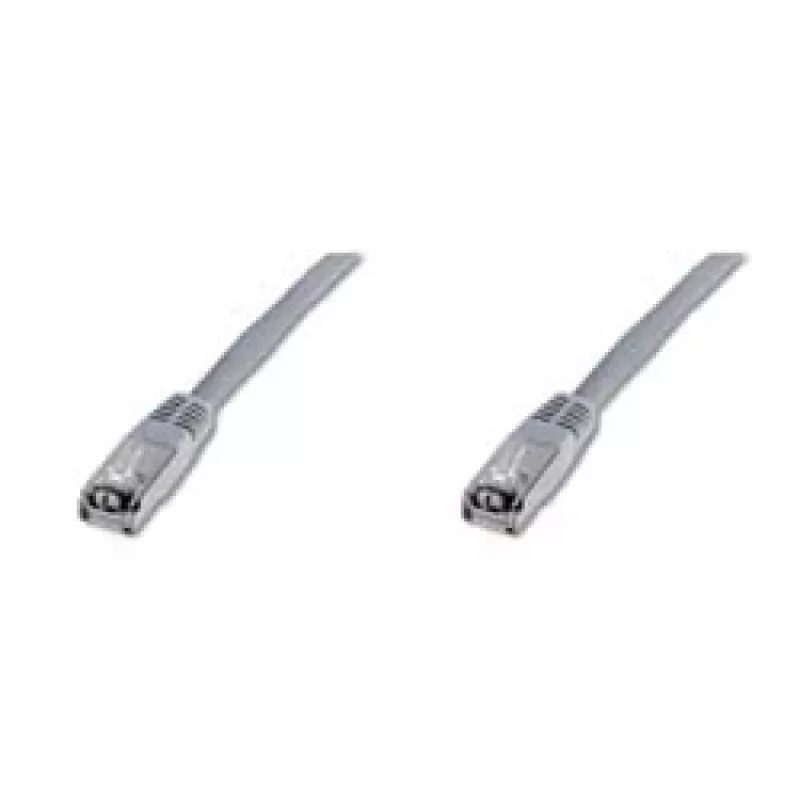 Network Cable Digitus CAT 5e SF/UTP Patch Cord RJ-45 Cat5e 10m Grey