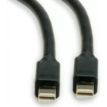 Roline DisplayPort Connection Cable 1.00 m 11.04.5817 Shielded Black [1x Mini-DisplayPort Plug - 1x Mini-DisplayPort Plug] (11.04.5817)