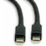 Roline DisplayPort Connection Cable 1.00 m 11.04.5817 Shielded Black [1x Mini-DisplayPort Plug - 1x Mini-DisplayPort Plug] (11.04.5817)