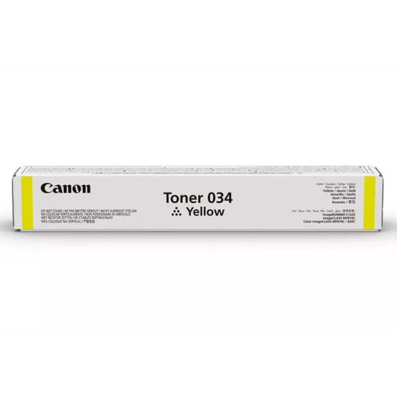 Canon 034 toner cartridge 1 pc(s) Original Yellow