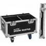Roadinger flightcase for 2x Spark Master with wheels — protective transport case