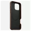Mobile phone cover Nomad NM01389385 for iPhone 16 Pro Max, 17.5 cm (6.9 inch), brown, aluminium/PC/microfibre/leather