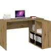 Computer desk top e shop BIURKO PLUS ARTISAN, straight rectangular top, particle board, 1200×500×760 mm, oak colour