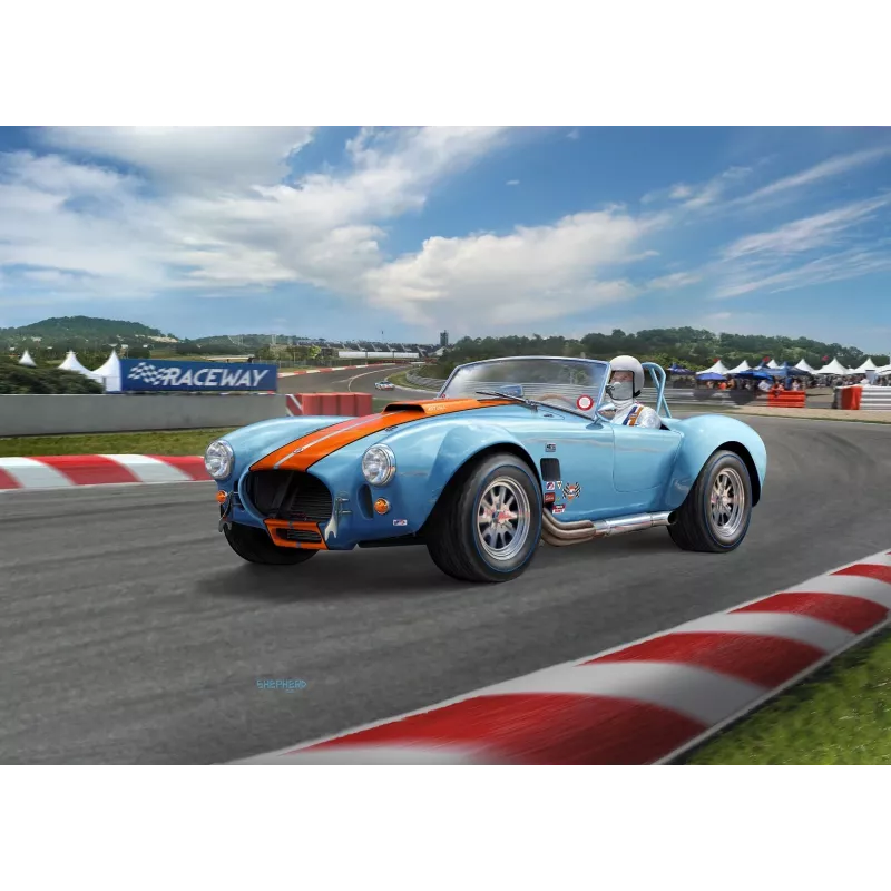 Plastic model car 65 Shelby Cobra 427 1/24