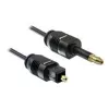 Toslink audio cable DeLOCK 82876 2m Mini-TOSLINK Black