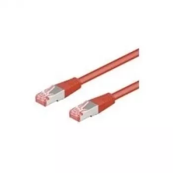 Wentronic Goobay CAT 6 Patch Cable, S/FTP (PiMF), Red, 20 m - LSZH Halogen-Free, Copper (68285)