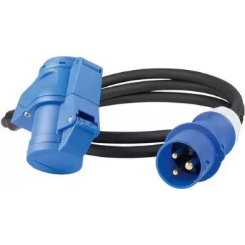 Extension Cable AS Schwabe 61482, 1.5 m, 16 A, mains power lead