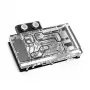 Water block BitsPower Classic VGA BP-VG3070FE — 125×171.4×28.4 mm, 3‑pin RGB, black/silver/transparent